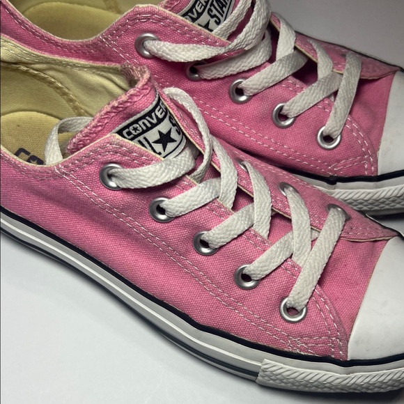 Converse Pink Canvas Sneakers - Picture 3 of 11